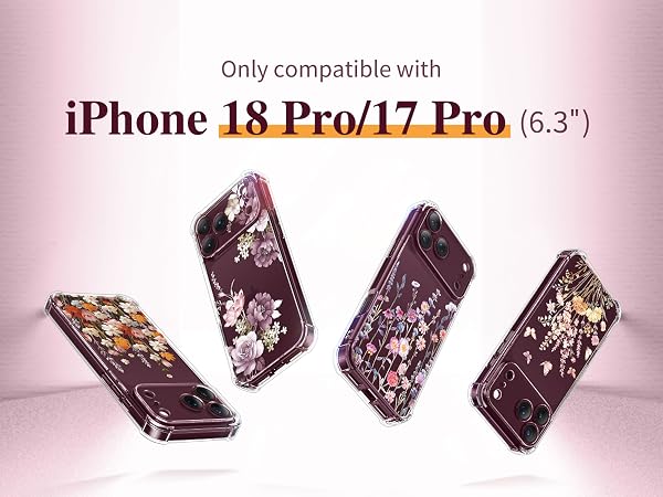 GVIEWIN Case Compatible with iPhone 18 Pro/17 Pro