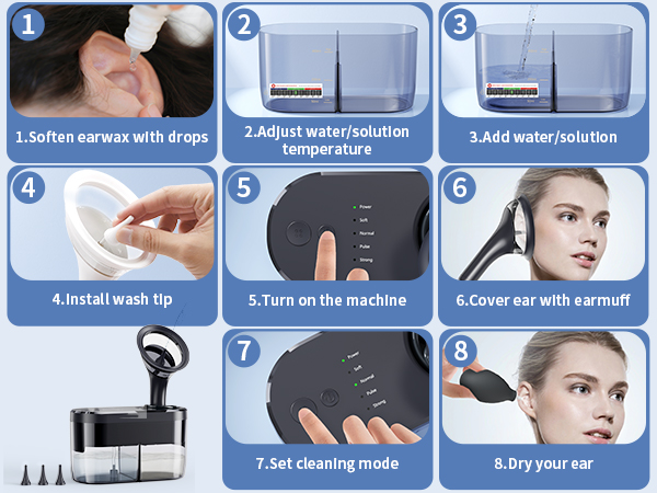 tinnitus relief for ringing ears ear wax removal kit cleaning tool washer cleaner earwax remover