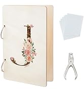 SUPERDANT Letter J Greeting Card Organizer Flower Gift Card Holder Cards Keeper Christmas Keepsak...
