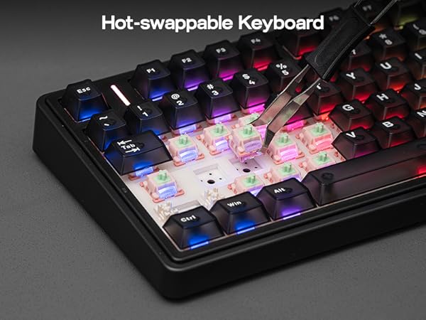 F75 wireless gaming keyboard