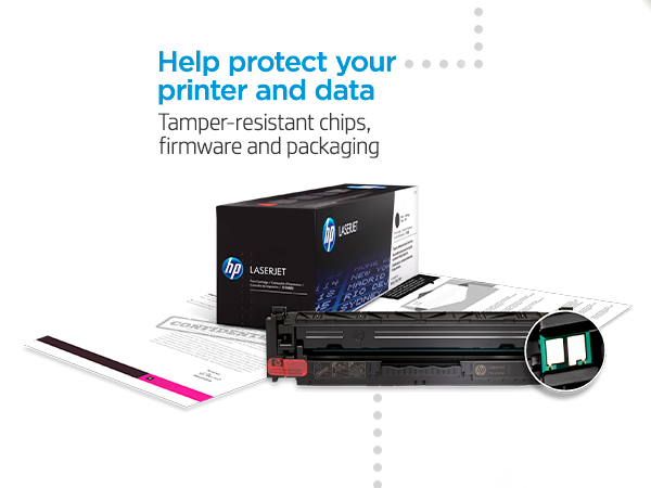 original hp toner print vibrant color recycled cartridges high air quality secure printing