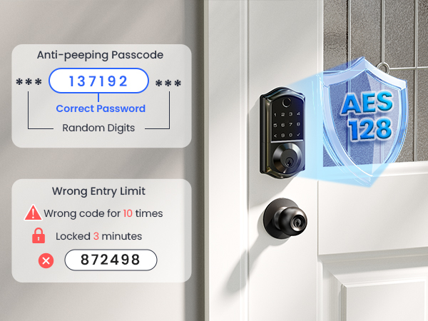keyless entry door lock