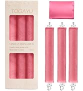 Togayu Heatless Curls Overnight Set - Jumbo Overnight Hair Curlers to Sleep In, Soft Velvet Hair ...