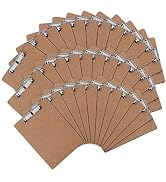 Clipboards, PANDRI 36 Pack Hardboard Office Clipboards, Low Profile Clip, Standard A4 Letter Size...