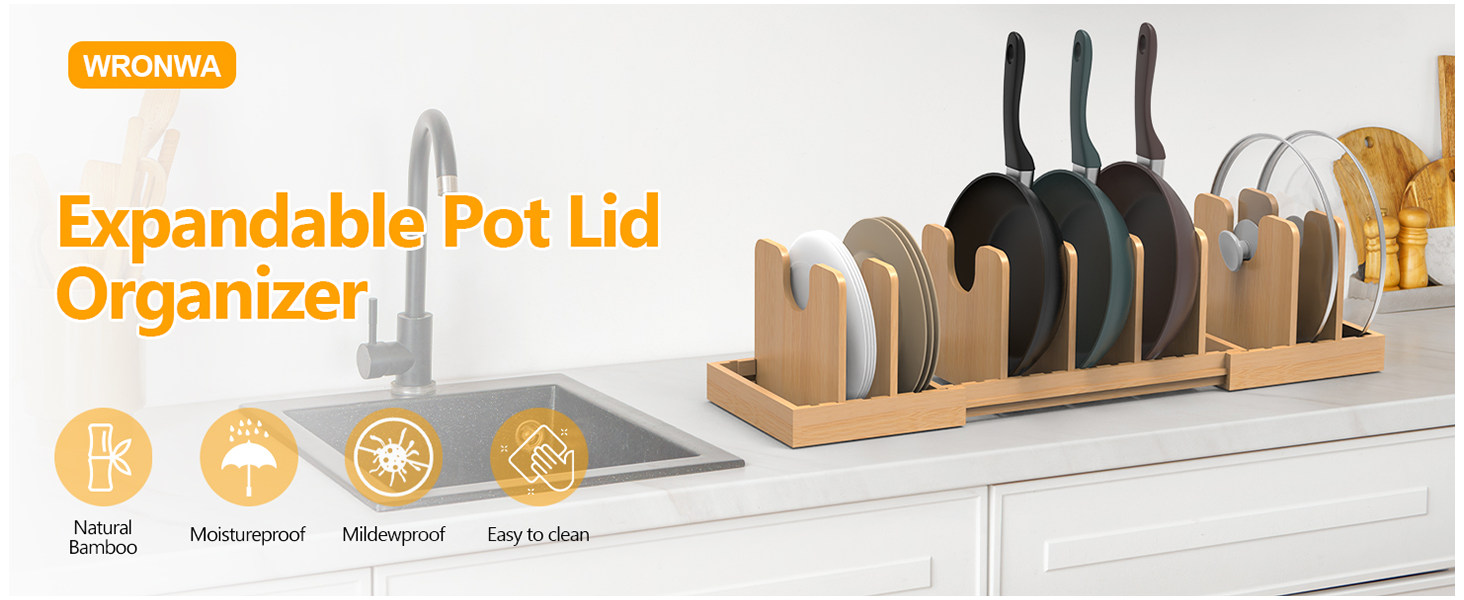 pots and pans organizer under cabinet