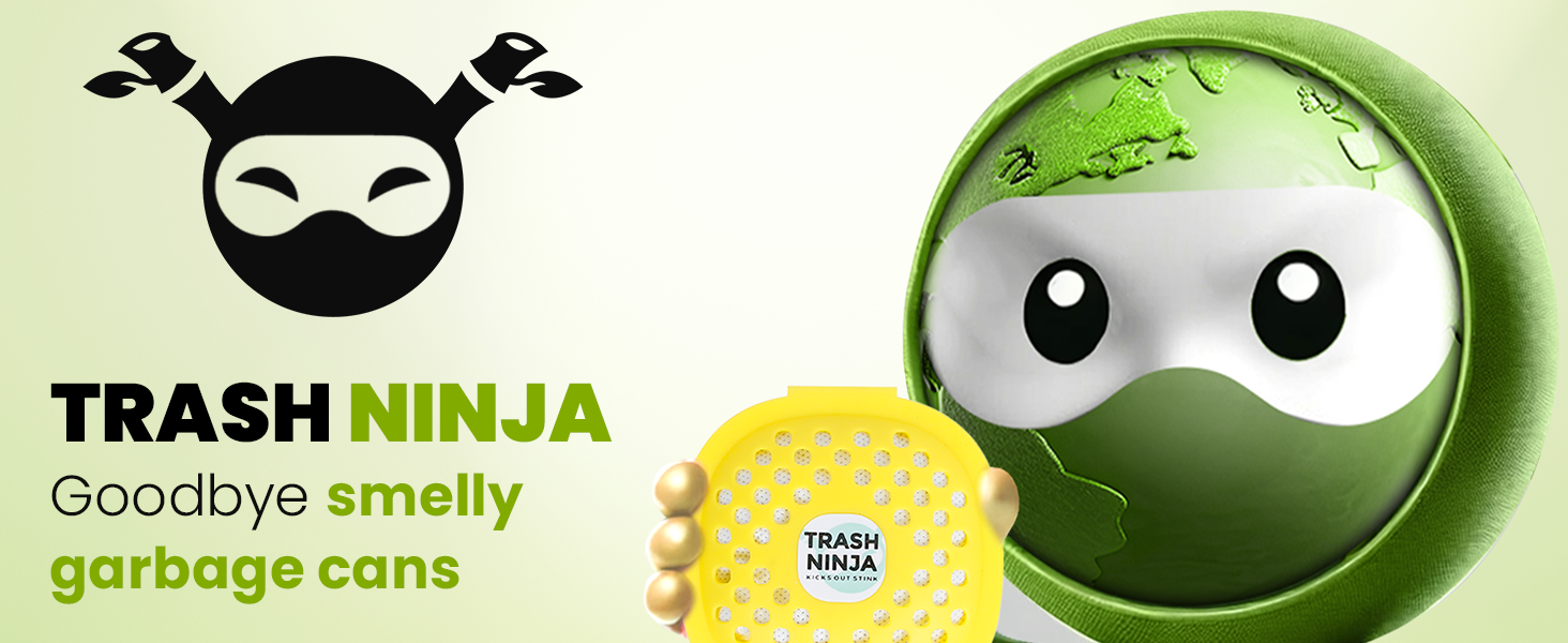 Trash Ninja Goodbye Smelly Garbage Cans