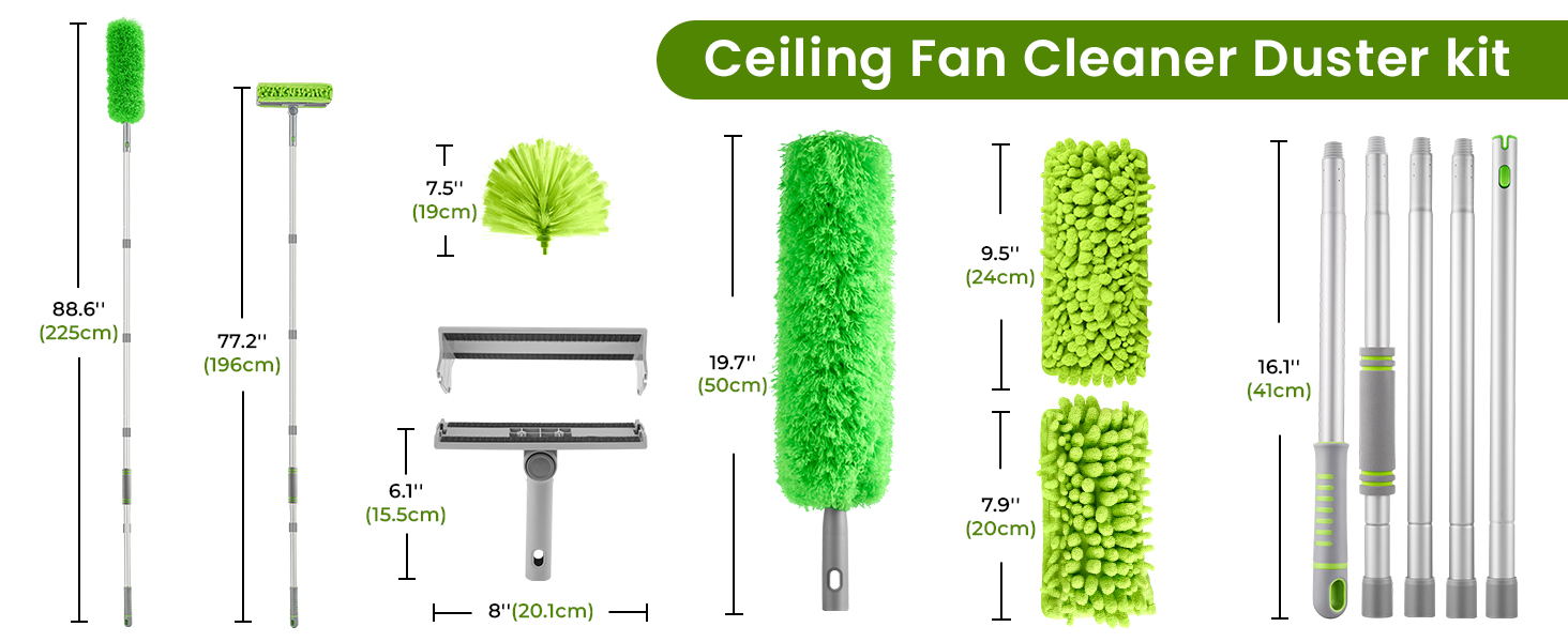 Ceiling Fan Cleaner Duster kit