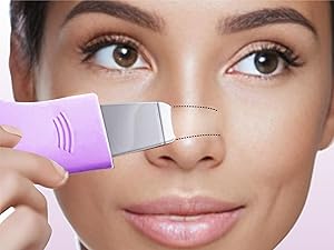 Blackhead Remover Tool,Silicone Face Scrubber, 2 in 1 Nose Scraper for Deep Cleansing