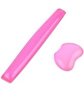 Silicone Gel Keyboard Wrist Rest Set Plus Keyboard & Mouse Wrist Support Pad Office, Computer, La...