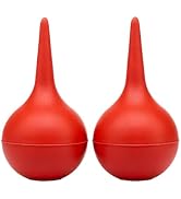 Galyacht 2Pcs Red Manual Amniotic Fluid Suction Device Canine Feline Pet Puppy Dog for Nasal Home...