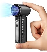 Koonie 19000 RPM High Speed Portable Handheld Fan,100 Speeds Mini Turbo Fan, 3600mAh, 12H Max Coo...