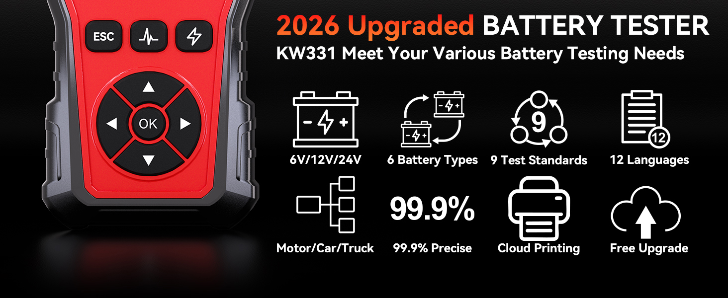 car battery tester
