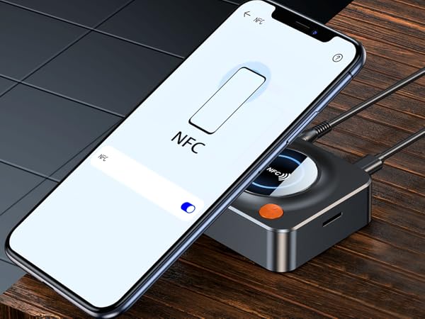 NFC Bluetooth adapter receiver