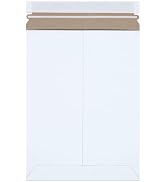 BOX USA StayFlat Envelope 9"L x 11.5"W 100-Pack for Keeping Photos, Documents & Artwork Protected...
