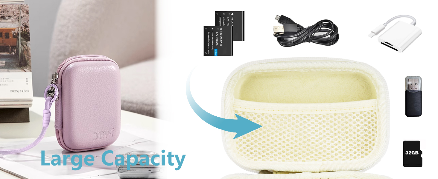 Linpr Digital Camera Case Compatible with CAMKORY/for KODAK PIXPRO/for Lecran/for VAHOIALD/for Canon