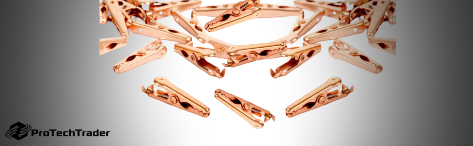 Copper Alligator Clips
