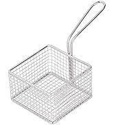 BOENLU Food Fryer Basket Stainless Steel French Fries Filter Net Colander Strainer Kitchen Utensi...