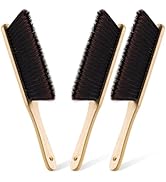 3 Pcs Wooden Hand Broom Set Counter Duster Dusting Bench Brushes Long Soft Bristles Handle Detail...