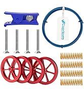 Creality 4X Metal Leveling Nuts, 4X Springs, Capricorn Tube for 1.75mm Filament Kit 3D Printer Ho...