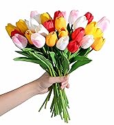 fake tulips mixed colors