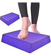 Small Balance Board, Exercise Balance Pad, Yoga Mat Thick, Non-Slip Foam Pad, Yoga Mats for Balan...