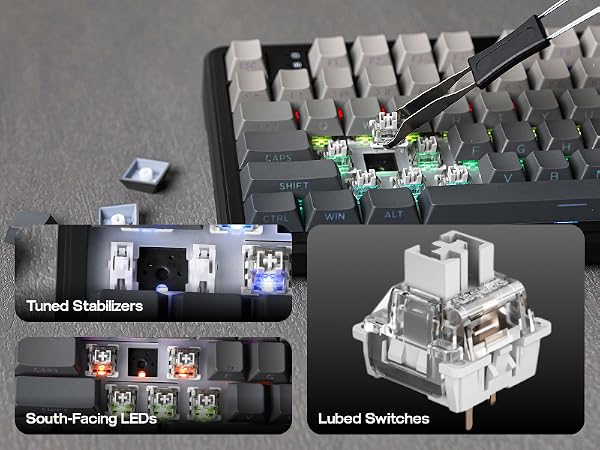 F108 Wireless Gaming Keyboard