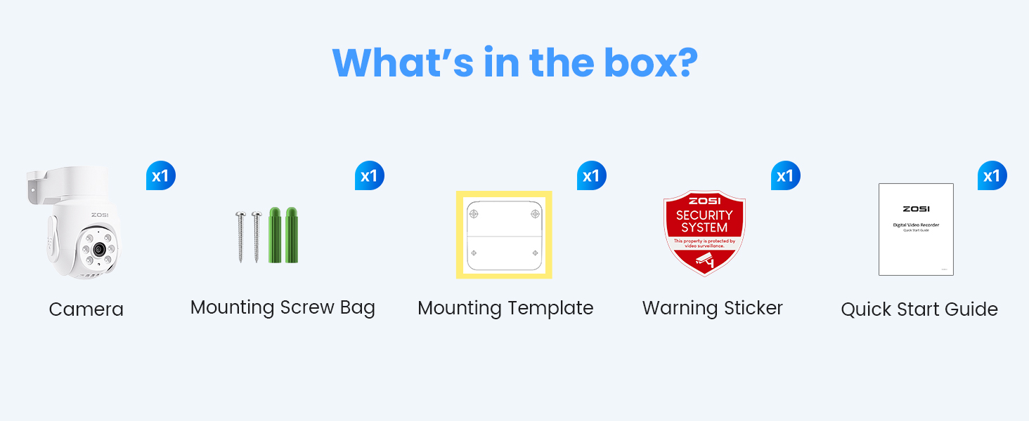 packing list