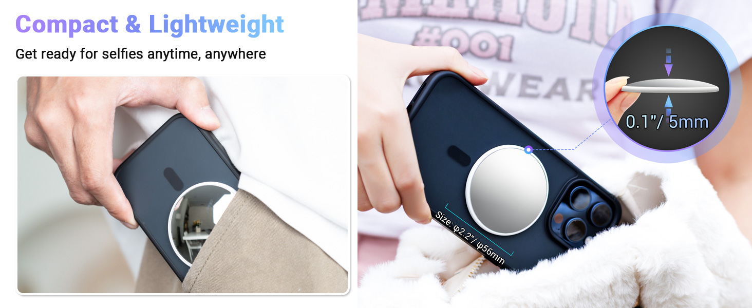 Magnetic Selfie Mirror