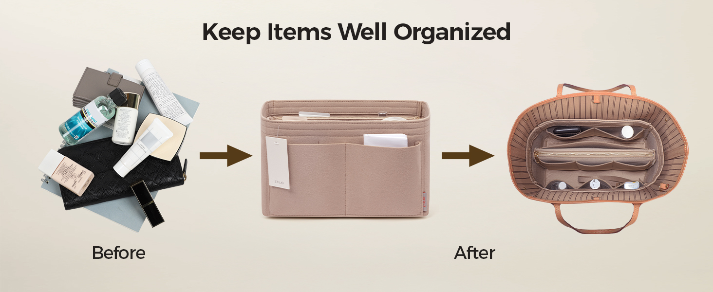ZTUJO Purse Organizer Insert
