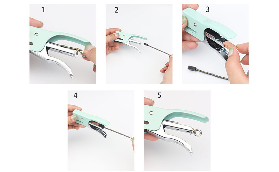 mint green stapler