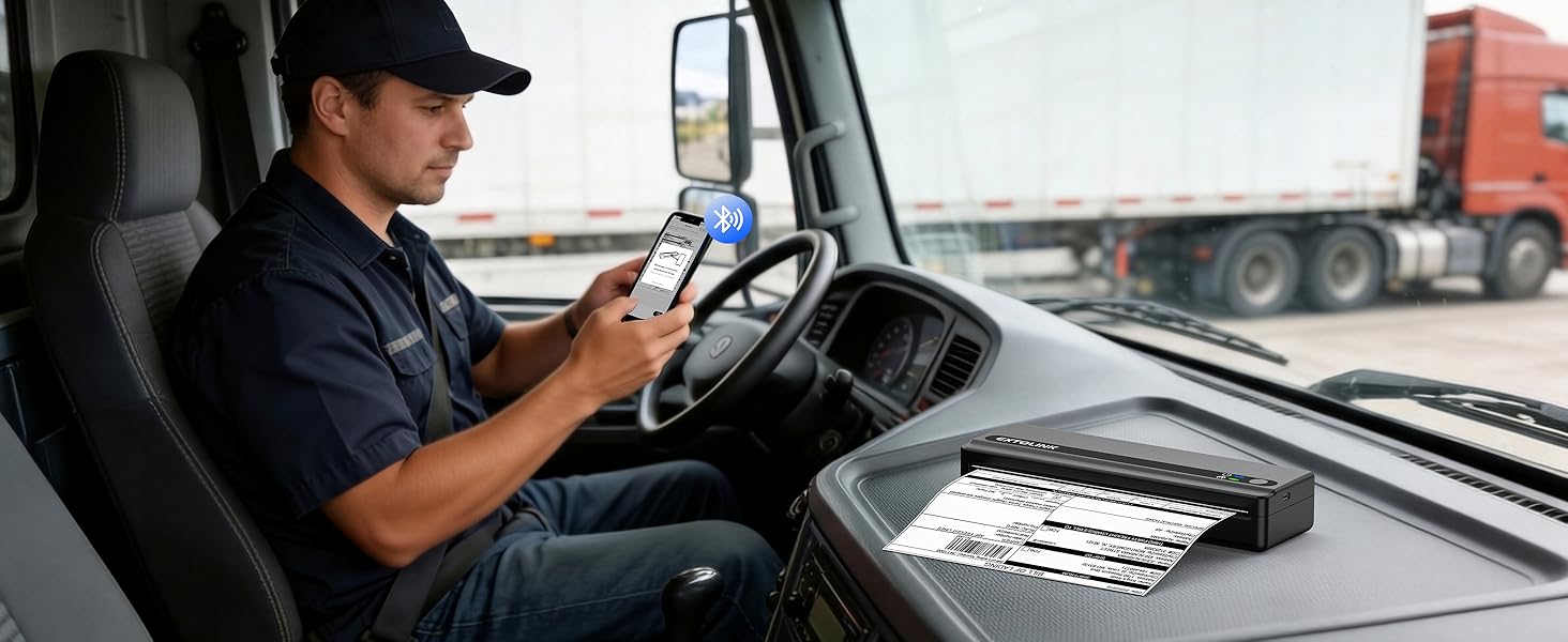 Series of photos showing someone in uniform operating equipment inside a vehicle cabin, focused on dashboard interactions.