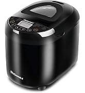 Elite Gourmet EBM-8103B Maxi-Matic Automatic Digital Programmable Bread Maker, 3 Loaf Sizes, 19 M...