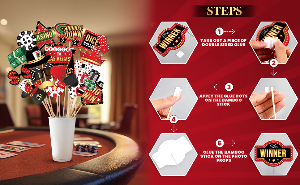 casino theme party decorations