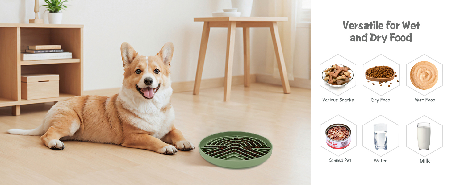 Suitable for dry and wet food