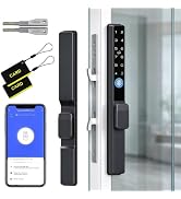 Dhiedas Sliding Door Lock, 2085 Double Hook Mortise Fingerprint Tuya App | Aluminium Frame, Glass...