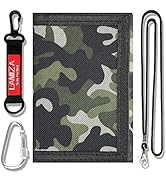 Kids Wallet for Boys Girls Teens Trifold, Canvas Toddler Wallet for Boys, Cute Zipper Wallets You...