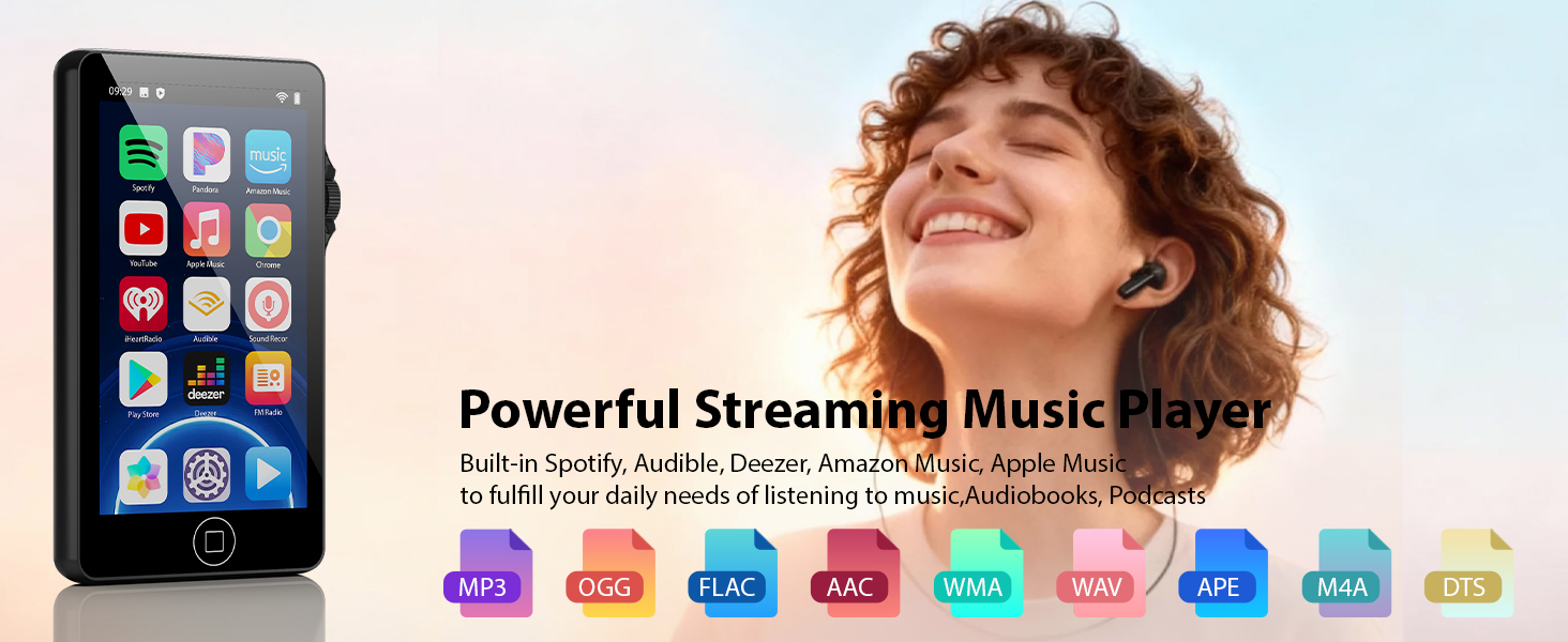 Streaming music player