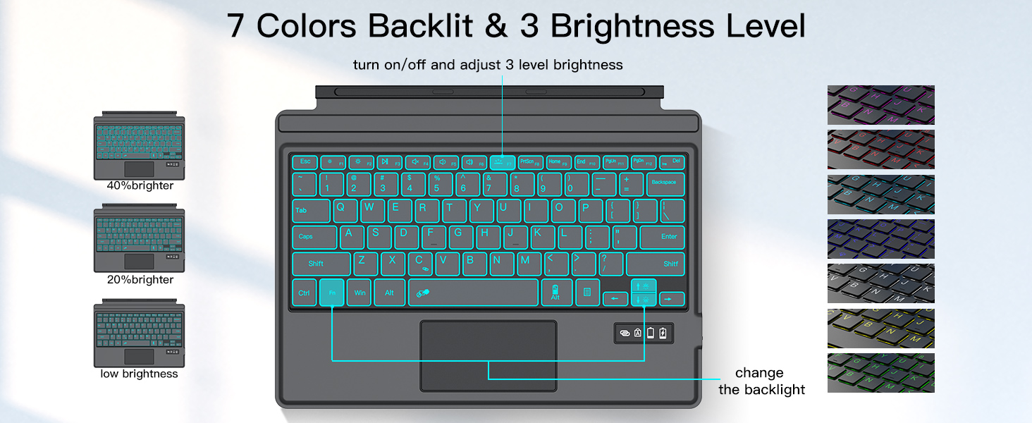 keyboard for surface pro 7+