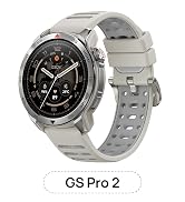 Text reads 'GS Pro 2'. Multiple angles of same smartwatch as Image 5, showing circular face and gray band design.