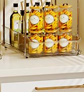Incostar 3-Tier Pull-Out Storage Organizer for Bathroom & Kitchen, Under-Sink Organizer with Divi...