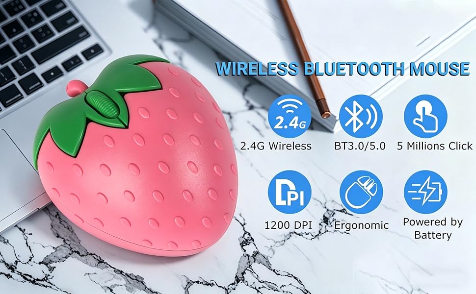 cute-wireless-pink-strawberry-mouse-pc-laptop-computer-macbook-tablet-kids-girls-boy-women-man-gift