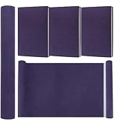 CRASPIRE 51 x 11.8" Suede Book Cloth Indigo for Book Binding A4-A8 Fabric Surface Paper Backed Bo...