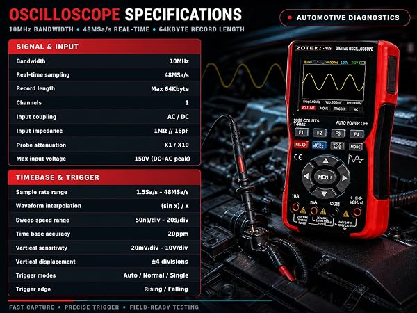 2 IN 1 OSCILLOSCOPE MULTIMETER