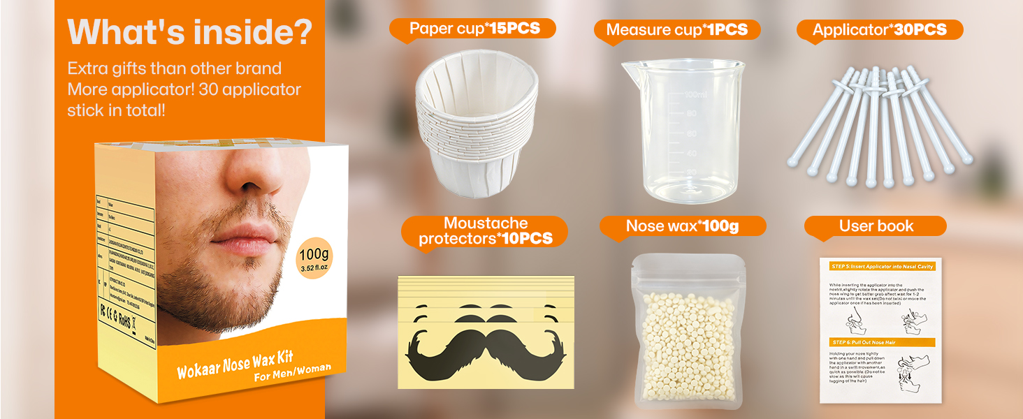 Nose Wax Kit for Men & Women