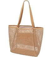 GYEUKHAM Beach Bag for Women with Outer Pocket, Waterproof Large Tote Bag for Cruise Essentials