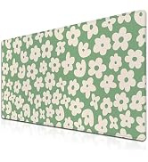 Samgula Large Gaming Mouse Pad Green Keyboard Mouse Pads Desk Stuff for Woman Office Desk Pads Co...