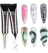 MEKK 3D Gel Nail Glue 15g - Sculpting Gel Nail Art Glue,No Wipe Clear Gel for Nail Art Designs, M...