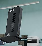 Plugable USB-C docking station for dual monitors in an office environment