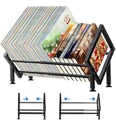 Adjustable Desktop Bookshelf for Desk Book Organizer, Tilting Tabletop Bookshelf in Office Home/B...
