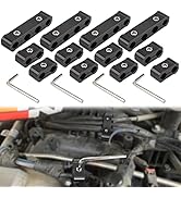 12pc Car Engine Spark Plug Wire Separator Divider Set for 8mm 9mm 10mm Spark Plug Wire Holder Cla...
